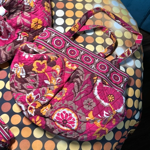 Vera Bradley three piece travel tote purse and wallet set - Picture 6 of 16